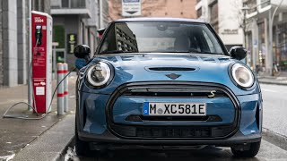 2021 Mini Cooper SE in Island Blue  Multitone Roof [upl. by Habeh]