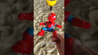 Spiderman ने attack किया 😂mini wood toy woodworking art skills wood  handcrafts  shorts [upl. by Goldsworthy353]