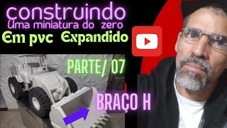 como fazer braço H de miniatura de máquina em PVC [upl. by Eemak989]