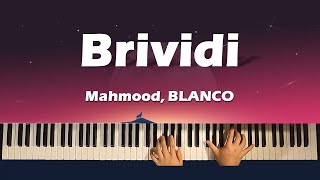 Mahmood BLANCO  Brividi piano cover Sanremo 2022 [upl. by Aixela]