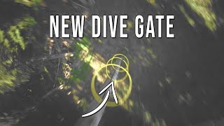 New dive gate at our FPV park [upl. by Ancilin857]