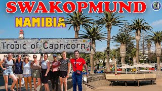 Namibia part 8 Swakopmund Beautiful sea beach Road Trip Sesriem to SwakopmundTropic of Capricorn [upl. by Rachael]