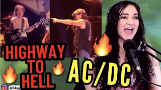 FIRST TIME watching ACDC  Highway to Hell LIVE  Opera Singer Reacts [upl. by Thalia]