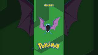 Zubat Evolution Process pokémonevolutions zubat crobat golbat pokemonevolves [upl. by Wilden521]