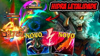 RENGAR VOLTOU COM A NOVA HIDRA DE LETALIDADE E TÁ ABSURDO  LEAGUE OF LEGENDS [upl. by Pavia452]