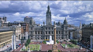 GLASGOW SCOTLAND  CENTRE OF THE CITY  Glasgow Escócia  Centro da Cidade 1993 [upl. by Raskind]