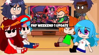 FNF react to WeekEnd 1🩷💚💛 [upl. by Hound972]