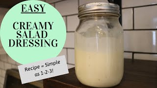 Salad Dressing with Mayo and Vinegar  Easy as 123 Recipe [upl. by Darren]