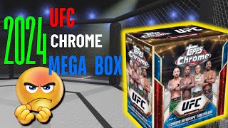 2024 UFC Topps Chrome Mega Box OPENING [upl. by Eterg826]