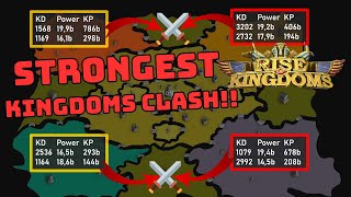 RISE OF KINGDOMS  KVK STRONGEST KINGDOMS CLASH [upl. by Airelav]