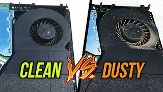 Should You Clean Your PS4 Dusty vs Clean Sound Test [upl. by Imyaj]