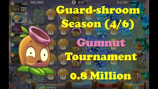 Plants vs Zombies 2 Guardshroom Season 46 PvZ2 Gumnut Tournament Score 08 million [upl. by Rehpotsirhc530]