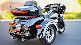 2019 HarleyDavidson TriGlide Ultra FLHTCUTG │ Review and Test Ride [upl. by Alamac]