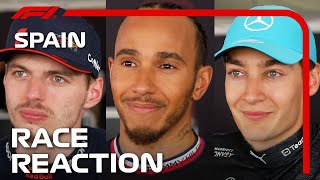 Driver Reactions After the Race  2023 Spanish Grand Prix [upl. by Kissner]