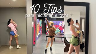 10 Tips para principiantes en el gym  volví al gym EstefanyV [upl. by Eceela]