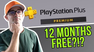 How to get 12 Months of Playstation Plus Premium FREE 000 New and Verified Method [upl. by Jos]