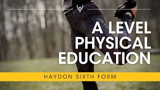 Haydon School  A level PE [upl. by Eserehc]