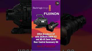 Blackmagic URSA Broadcast G2 with Fujinon XA20sX85BRMK3 and MS01 Rear Control Accessory Kit [upl. by Nreval448]