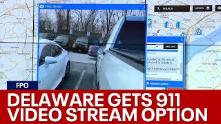 Delaware rolling out videostream option for 911 calls [upl. by Odrude185]