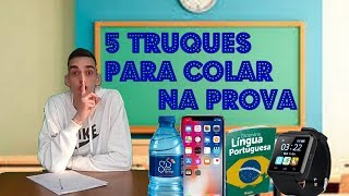 Como colar numa prova  Dicas de Cábulas I Truques Para estudantes [upl. by Acinorej980]