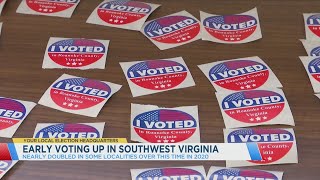 Early voting on the rise in Southwest Virginia [upl. by Atiuqram]