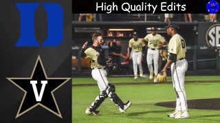 Kumar Rocker No Hitter All 27 Outs  2 Vanderbilt vs Duke  College Baseball Highlights [upl. by Letnahs57]