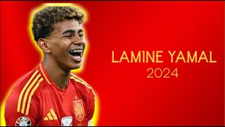 Lamine Yamal 2024 Skills amp Goals  Football Highlights Compilation [upl. by Ayerim]