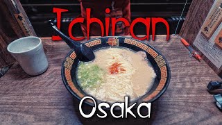 Street Food Ichiran plus must see places on Dotonbori Osaka [upl. by Hendrik193]