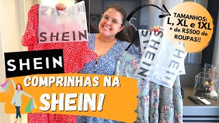 PRIMEIRAS COMPRINHAS NA SHEIN  TAMANHO G e GG COM VALORES E PRAZO DE ENTREGA ❤️  Valeu a pena [upl. by Nyleuqcaj483]