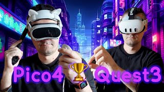 Pico 4 vs Quest 3  Which one to Buy for VR [upl. by Avuha813]