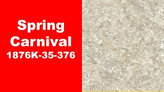 Spring Carnival 1876K35376  laminate countertops [upl. by Mogerly977]