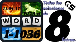 4 Fotos 1 Palabra  Todas las soluciones de 8 letras 11036 [upl. by Haldas242]