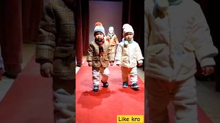 Cute baby walking red carpet aifashionshow ytshorts [upl. by Elirpa80]