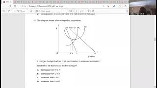 Economics ALevel Past Paper 329708 OctNov 2021 [upl. by Karoly394]