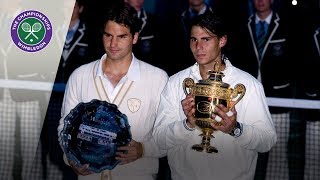 Roger Federer vs Rafael Nadal  Wimbledon 2008  The trophy ceremony [upl. by Annayhs]