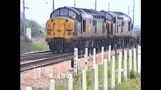 Trains at Helpston May 1991 [upl. by Analihp122]