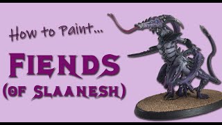 How to Paint NEW Fiends of Slaanesh [upl. by Nnek]