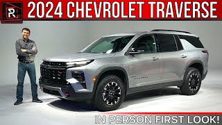 The 2024 Chevrolet Traverse Z71 Is A Less Minivan Like 3Row Family SUV [upl. by Enrika]