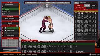 Fire Pro Wrestling World Move Craft DLC Tutorial Part 8 Hit Detection [upl. by Atat]