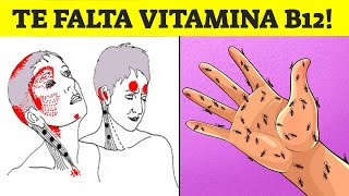 ¡REVELADO Síntomas de alarma de deficiencia de vitamina B12 que NO DEBES IGNORAR [upl. by Jacquetta]