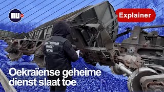 Hoe Oekraïne diep in Rusland toeslaat sabotage op het spoor  NUnl  Explainer [upl. by Norga652]