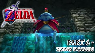 Ocarina of Time 3D Part 6  Zoras Domain  TheStrawhatNO Lets Plays [upl. by Tobi]