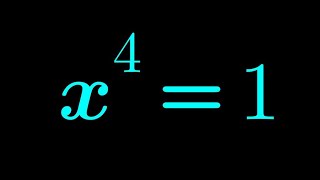 Simple Quartic Equation  x⁴  1 [upl. by Amairam]