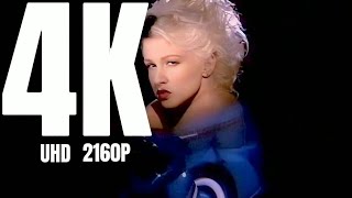 Cyndi Lauper  I Drove All Night  4K 2160P UHD [upl. by Netsuj]