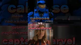 caboose vs captain marvel bagel battle marvel mcu edit captainmarvel caboose redvsblue dceu [upl. by Botti803]