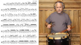 Solo 4 quotDonnybrookquot from 15 Diversions for the Snare Drum by Les Parks [upl. by Aser]