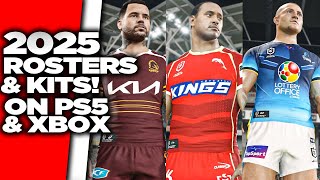 Get 2025 Nrl Rosters amp Jerseys for RLL4 on PS5Xbox [upl. by Aushoj295]