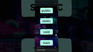 public static void main  method in Java coding java Codimee [upl. by Aubree448]