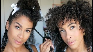 MY DOUBLE STRAND TWIST ROUTINE  STEPS  RESULTS  3c4a  kinkysweat [upl. by Donohue]