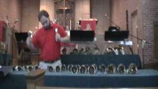 Fount of Blessings Handbell Solo performed by Jad Johnson Come Thou Fount of Every Blessing [upl. by Zaid49]